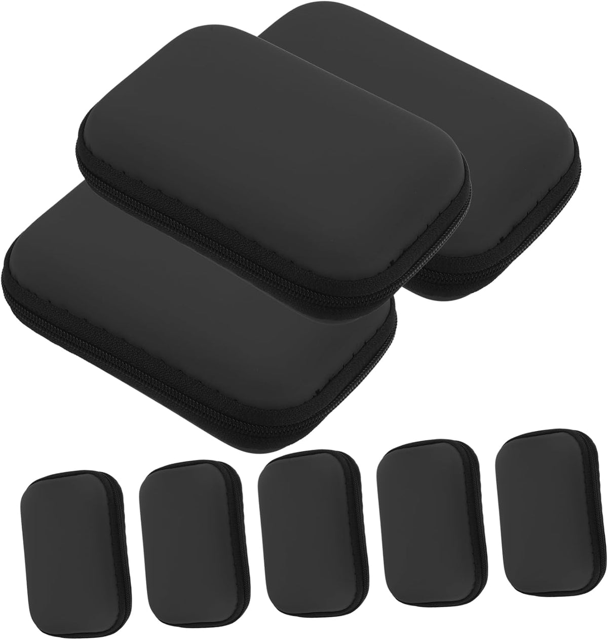 OSALADI 8pcs EVA Electronic Accessories Organizer Bag for USB Cables Xmas