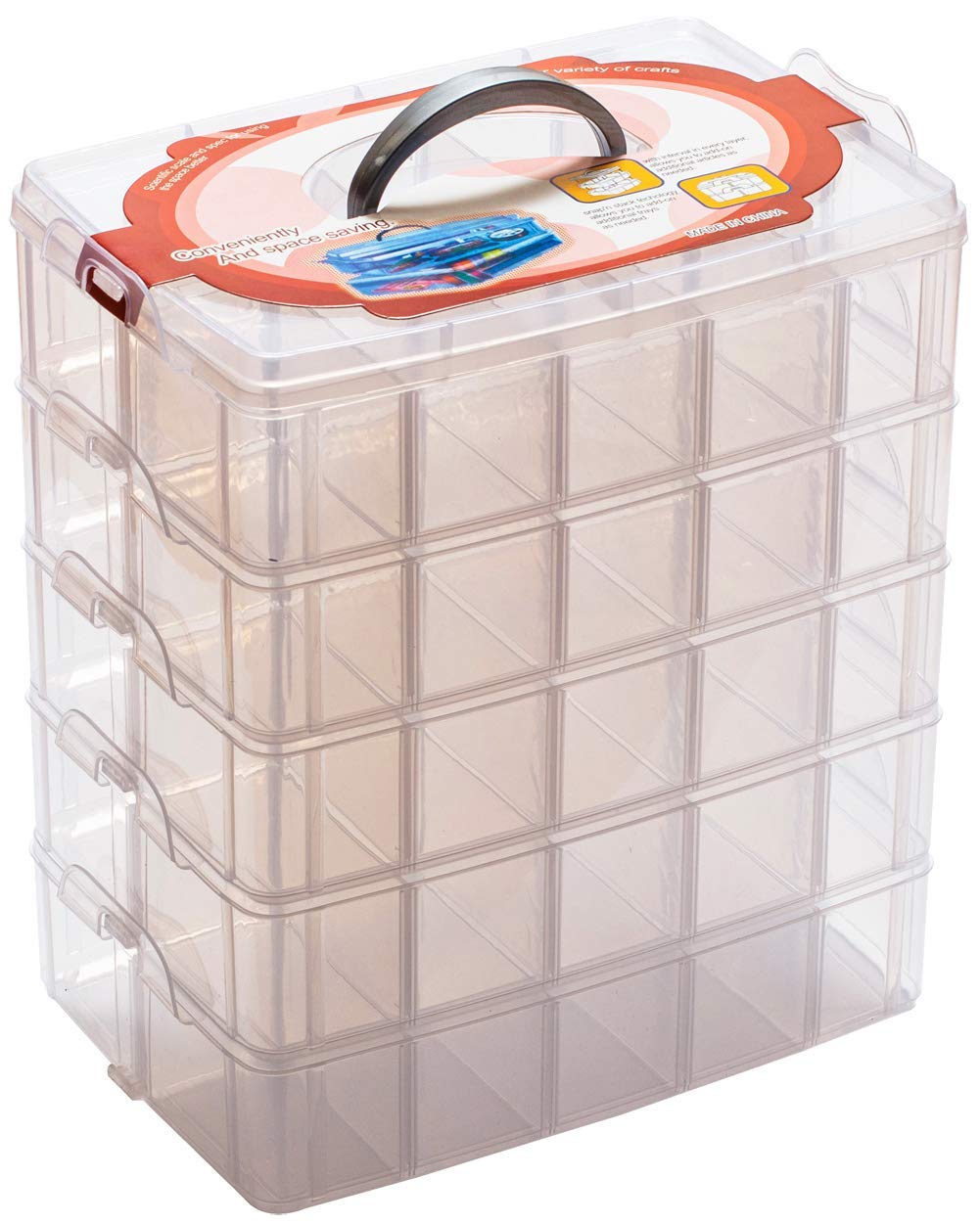 Sooyee 3-Layer Things & Crafts Storage Box, Large