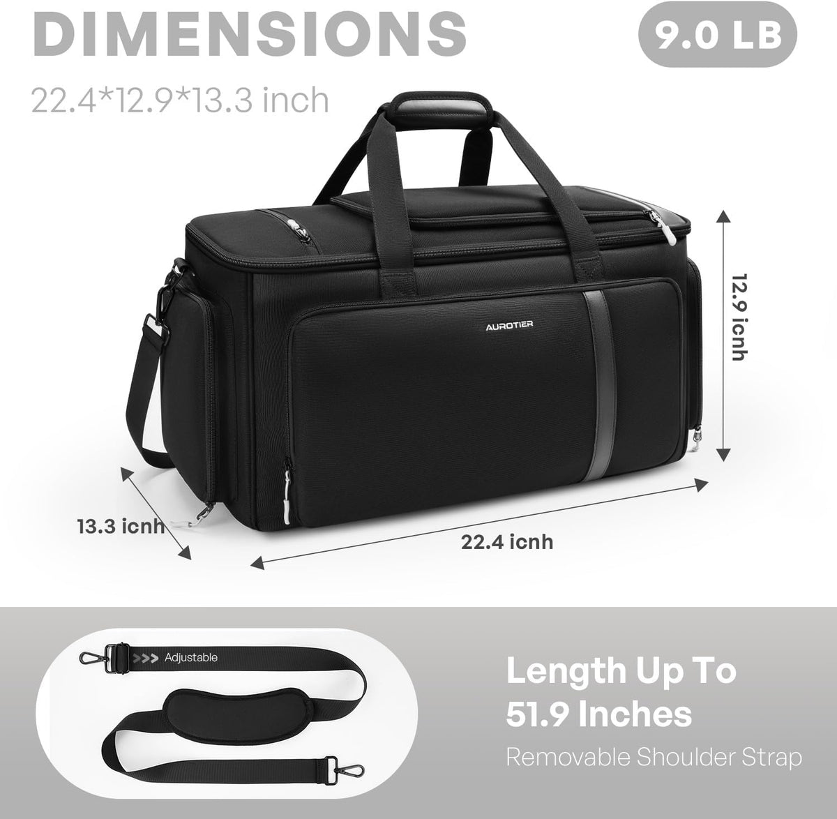 Large DJ Cable Organizer Bag, Padded Gig Bag with 8 Detachable Divider, Travel DJ Mixer Backpack for Musicians, Professional Multi-Pocket for 17" Laptop, Microphone, Cord, Headset & Music Accessories