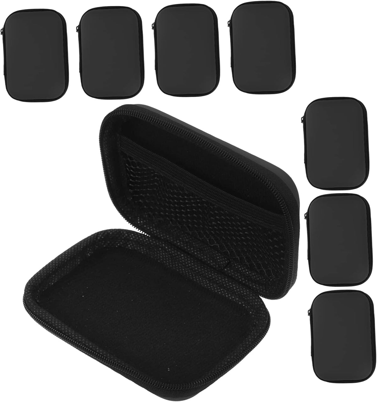 jojofuny 8pcs Cable Gadget Organizer EVA Electronics Accessories Case Xmas