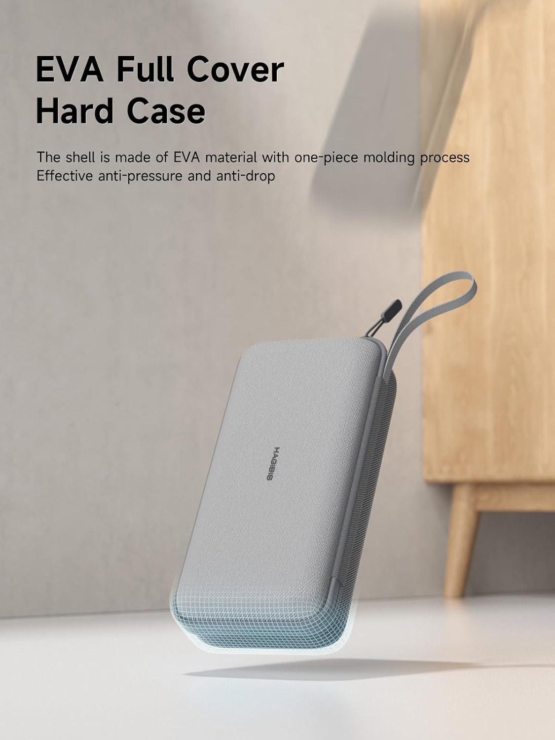 Hagibis Electronics Organizer Travel Case Cable Organizer Bag Pouch Portable Waterproof Carry Case for Cable, Charger,Power Bank, SD Card, Mouse, USB Flash Disk (DPB03 Grey)