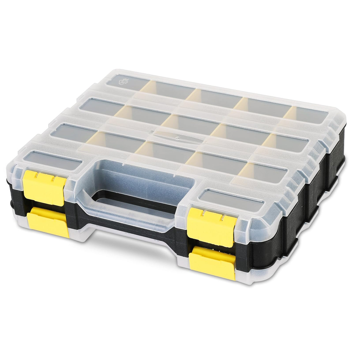 Small Parts Organizer Storage Case Tools Box 34-Compartments (Red)