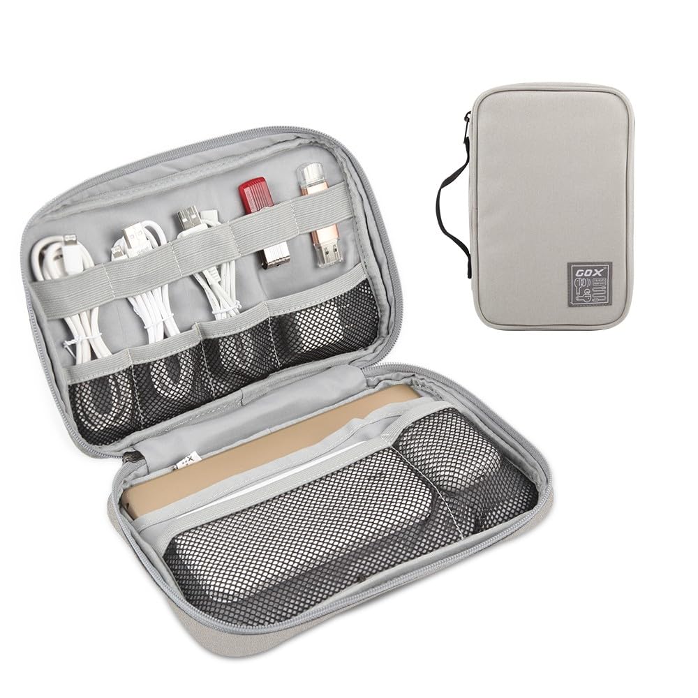 GOX Tech Pouch Accessories Case Organizer for Travel Small Electronics Bag