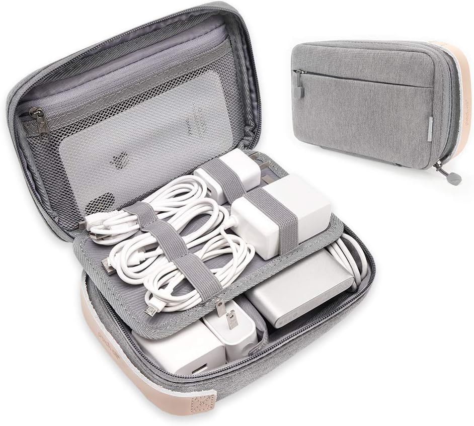 pack all Electronic Organizer, Compact Cable Organizer Bag, Multi-pocket