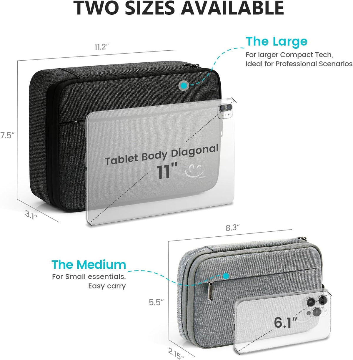 Travelkin Cord Organizer Travel, Cable Organizer For Electronic Accessories