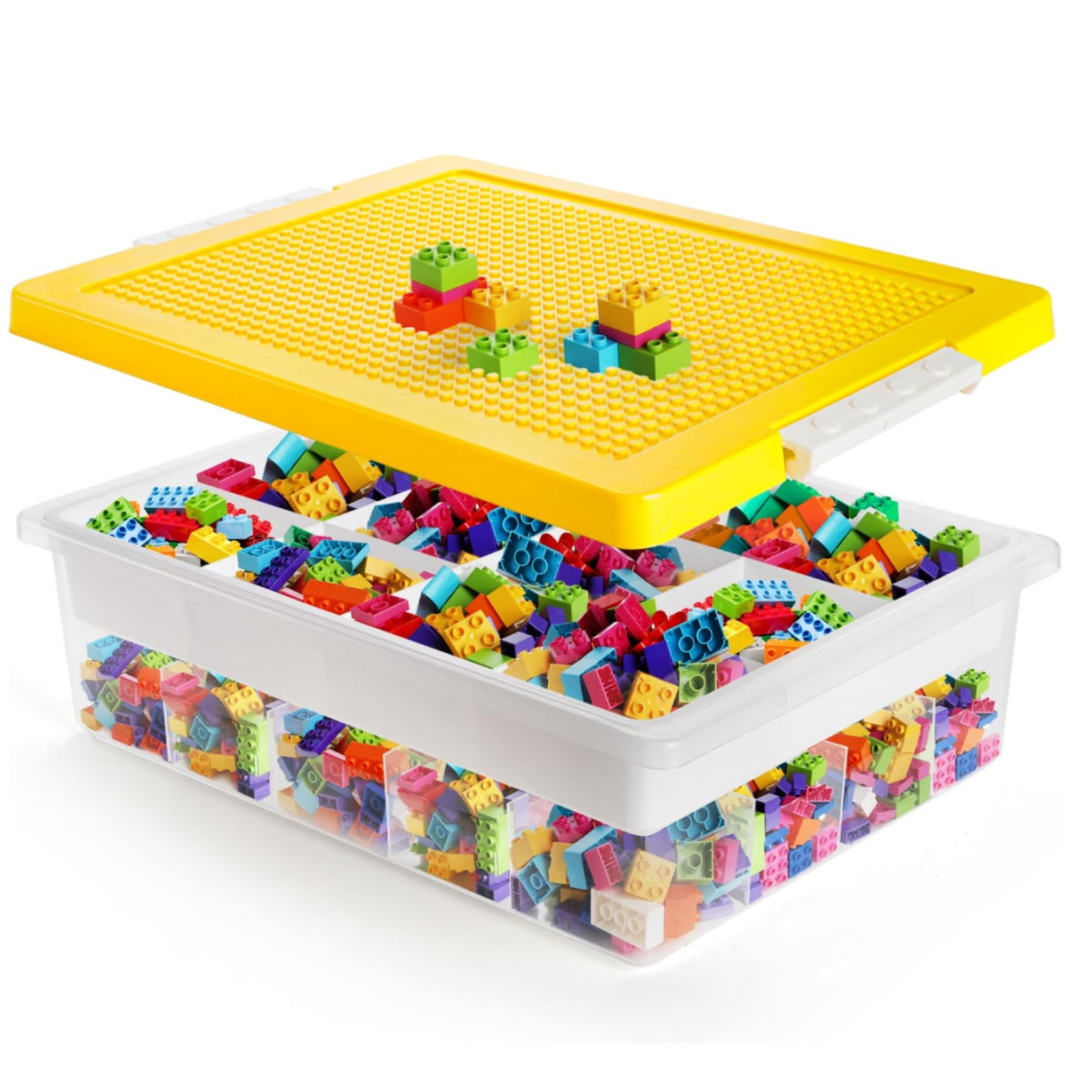 Building Block Organizer Bin, Building Baseplate Lid