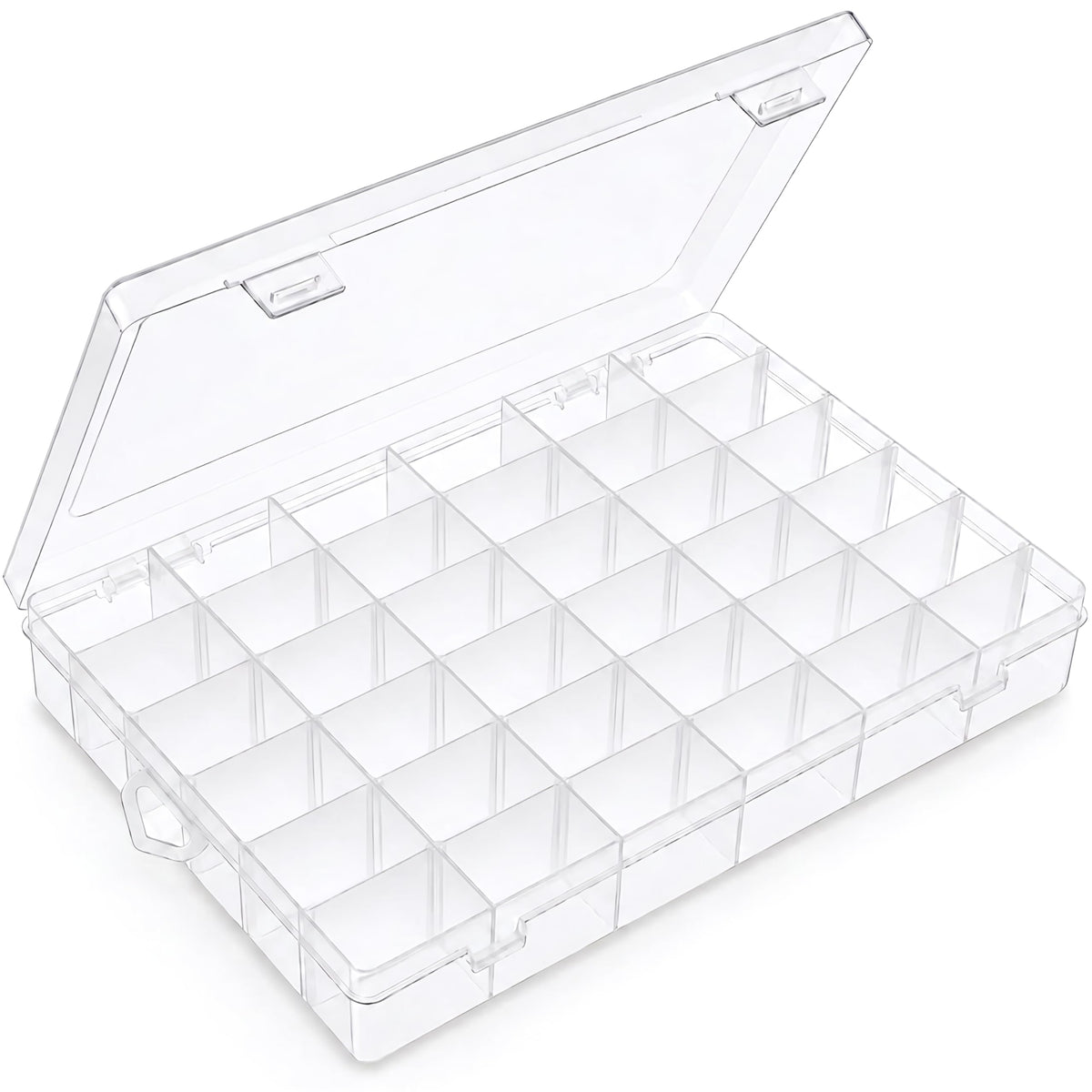 Bead Organizer Storage 4 Pack 36 Grid Jewelry Tackle Craft Box Adjustable