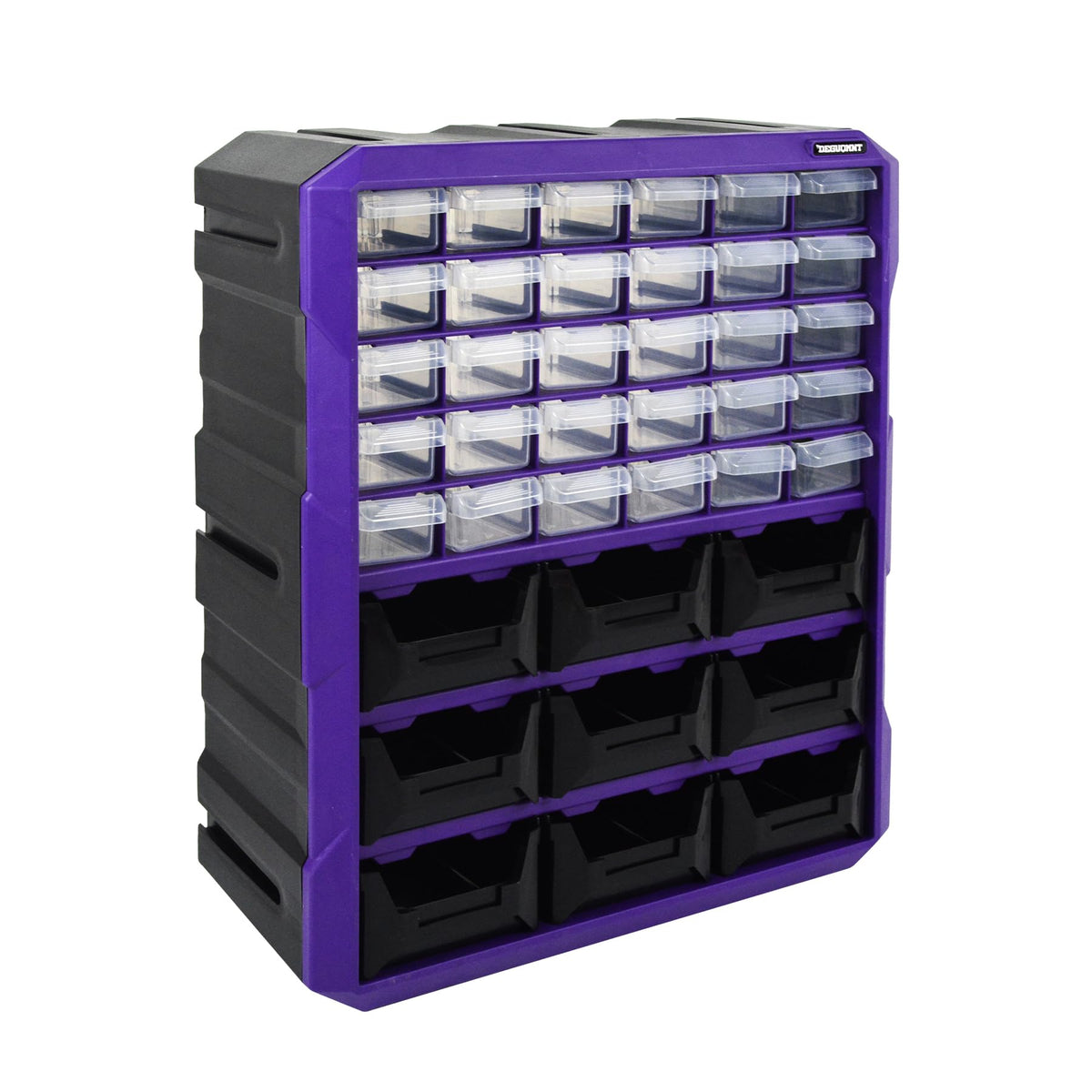 39-Drawer Plastic Drawer Storage Cabinet Small Parts Storage Craft Organizer for Garage Organization Beads Makeup Organizer Building Bricks Storage Teacher Toolbox 15 x 6.3 x 18.4 Inches