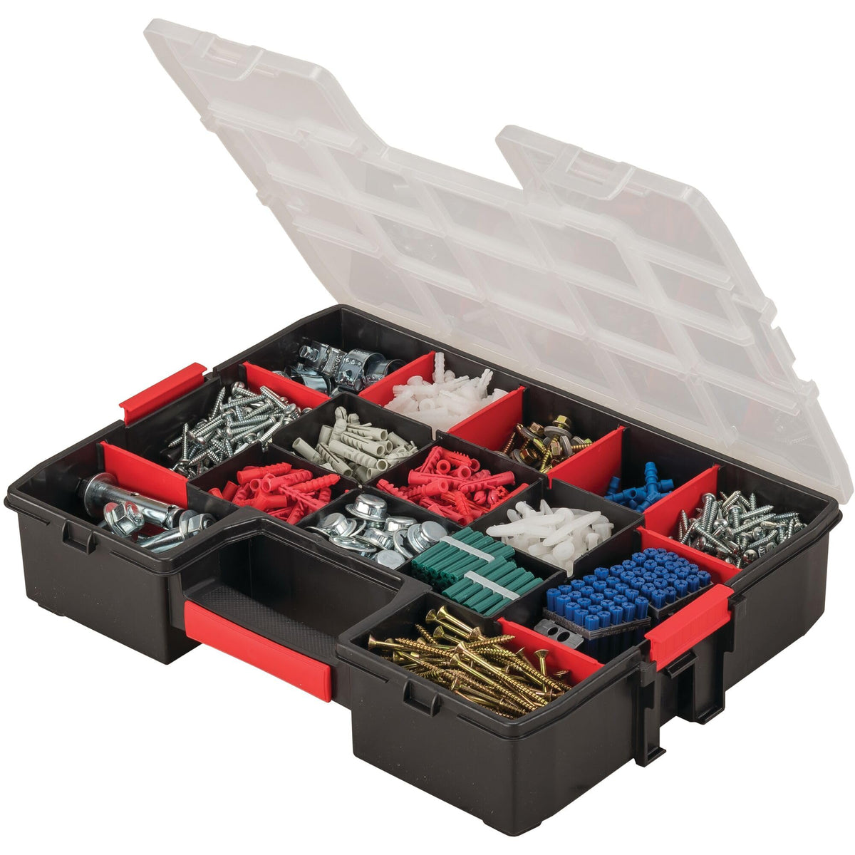 CRAFTSMAN Small Storage Organizer, 10 Compartment, Plastic (CMST14021) (Pack of 2)