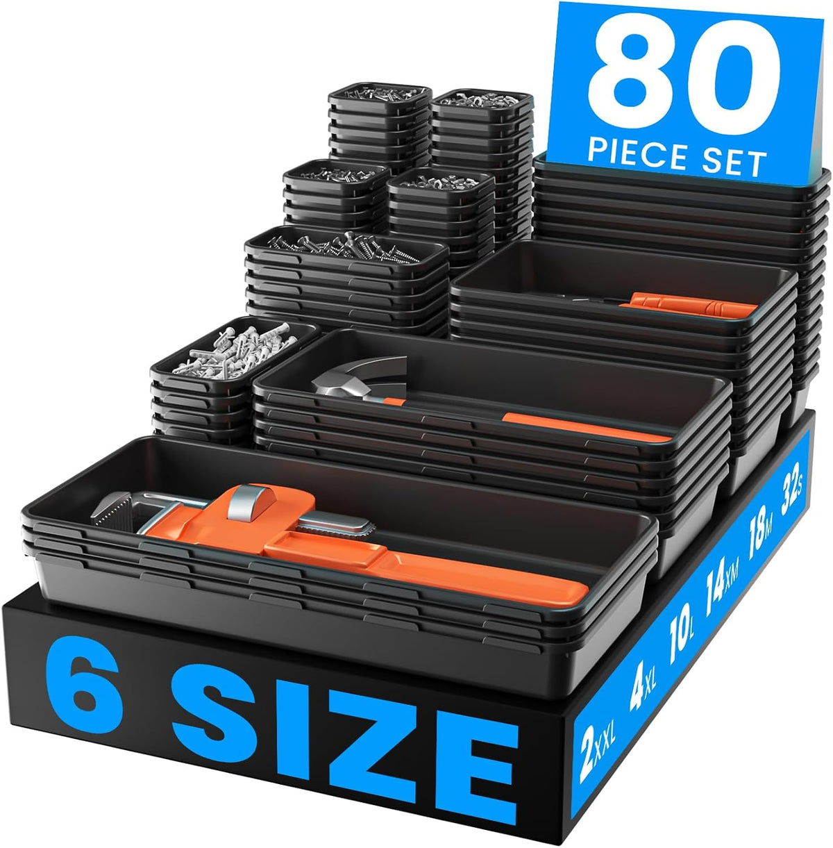 A-LuGei 【+ 】 Tool Box Organizer Garage Organization