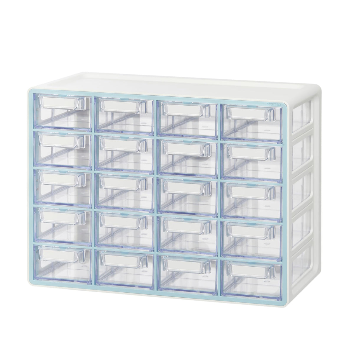 Blue Ginkgo 12-Drawer Storage Cabinet Organizer, Grey, Made in Korea