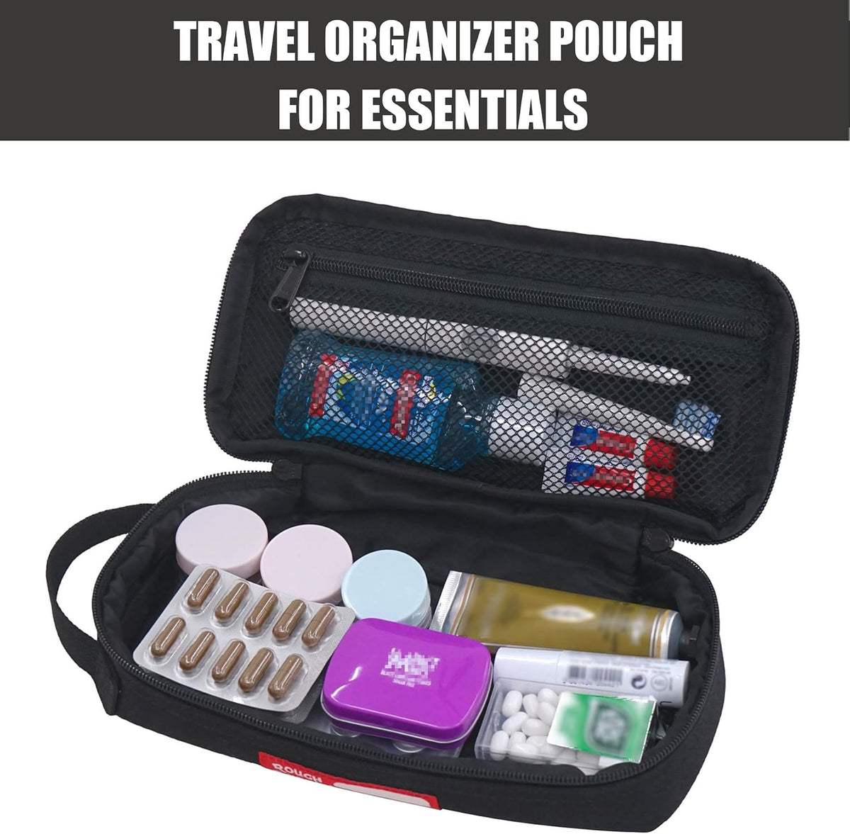 Rough Enough Small Tool Bag Pouch, Compact EDC Organizer