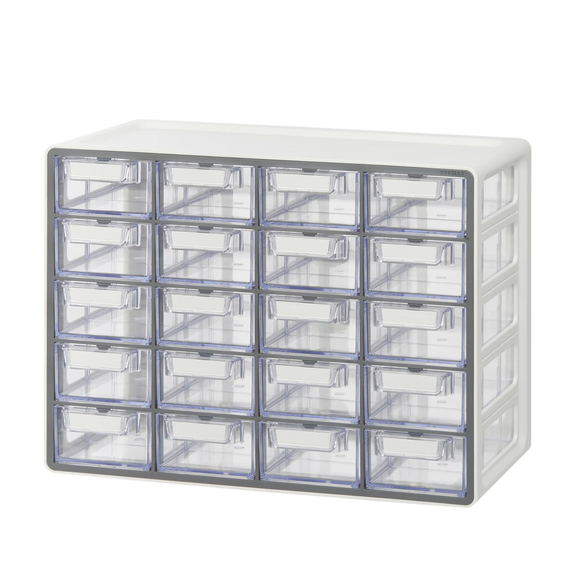Blue Ginkgo 12-Drawer Storage Cabinet Organizer, Grey, Made in Korea
