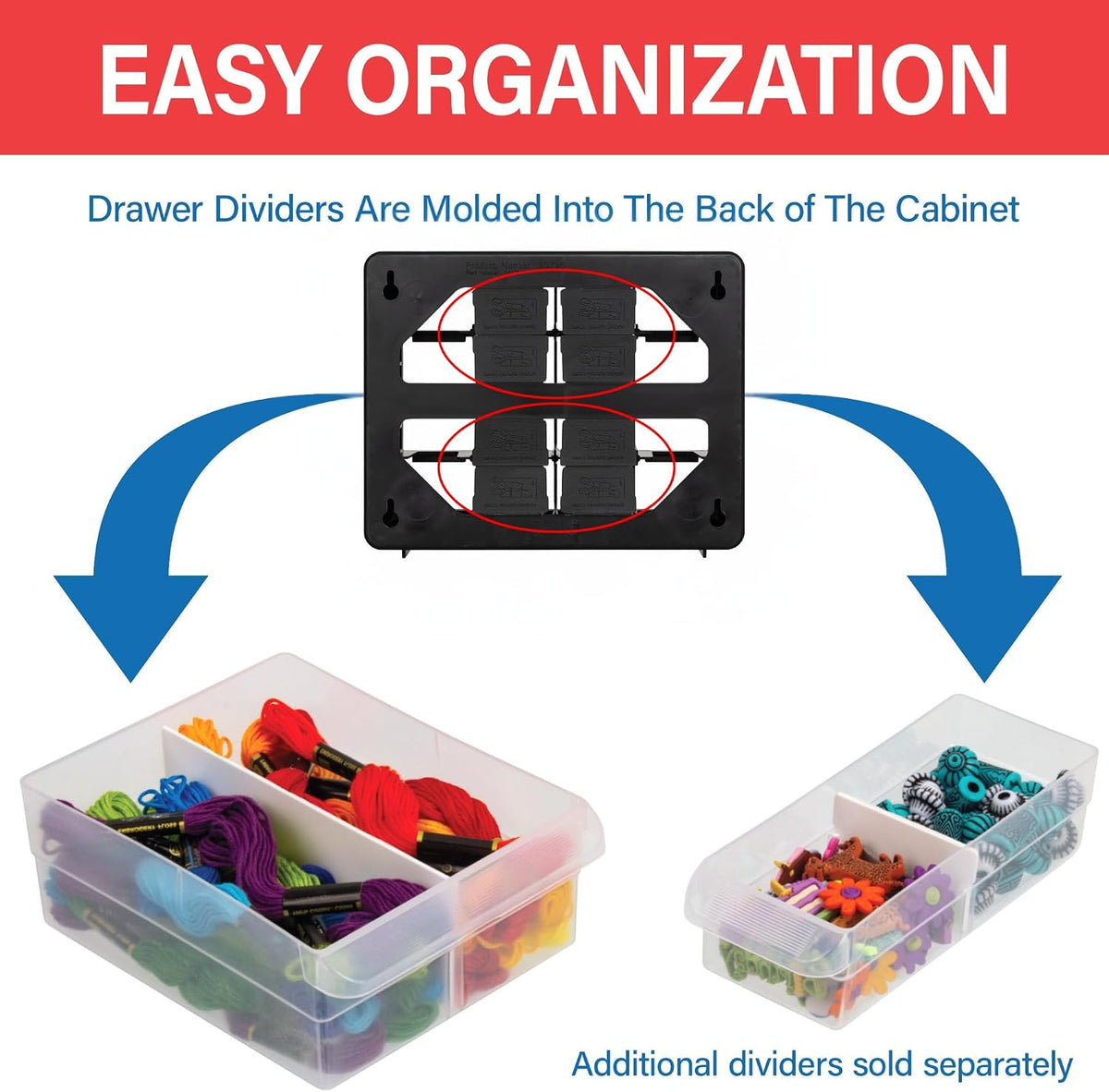 Akro-Mils 10116, 16 Drawer Plastic Parts Storage Hardware and Craft Cabinet, 10-1/2-Inch W x 6-1/2-Inch D x 8-1/2-Inch H, Black