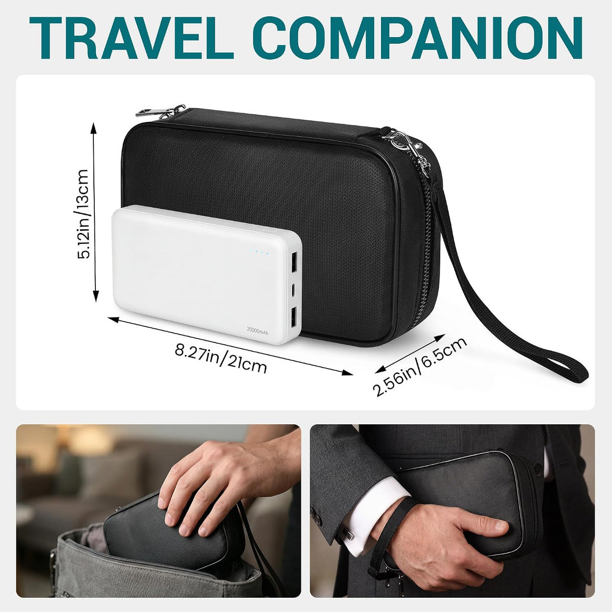 Electronics Organizer Travel Case, Cable Organizer,Tech Pouch