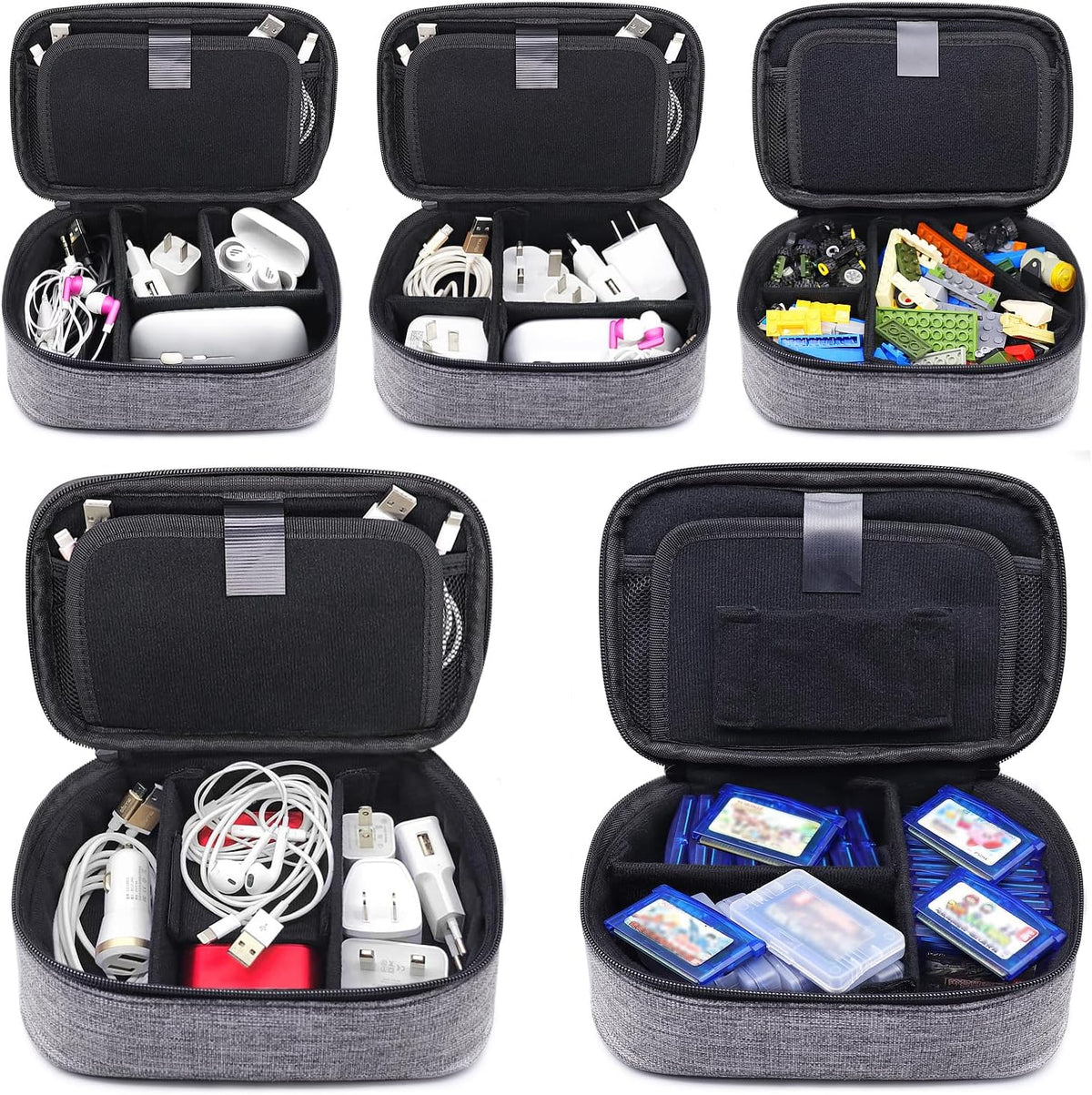 sisma Electronics Organizer Travel Tech Accessories Small Carrying Case