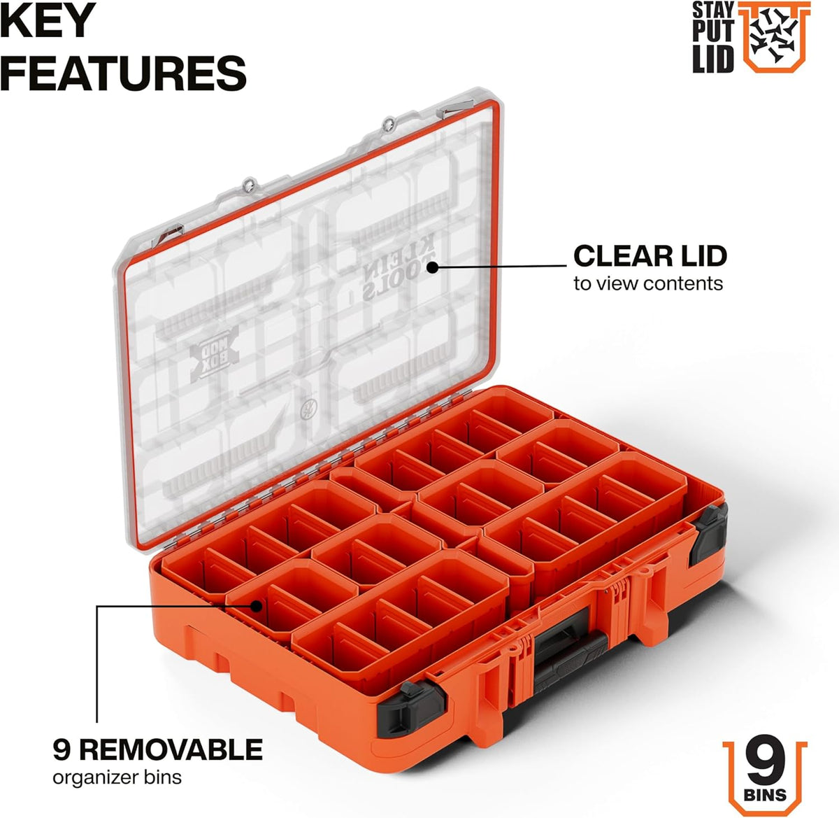 Klein Tools 54400MBX MODbox Tall Compartment Box