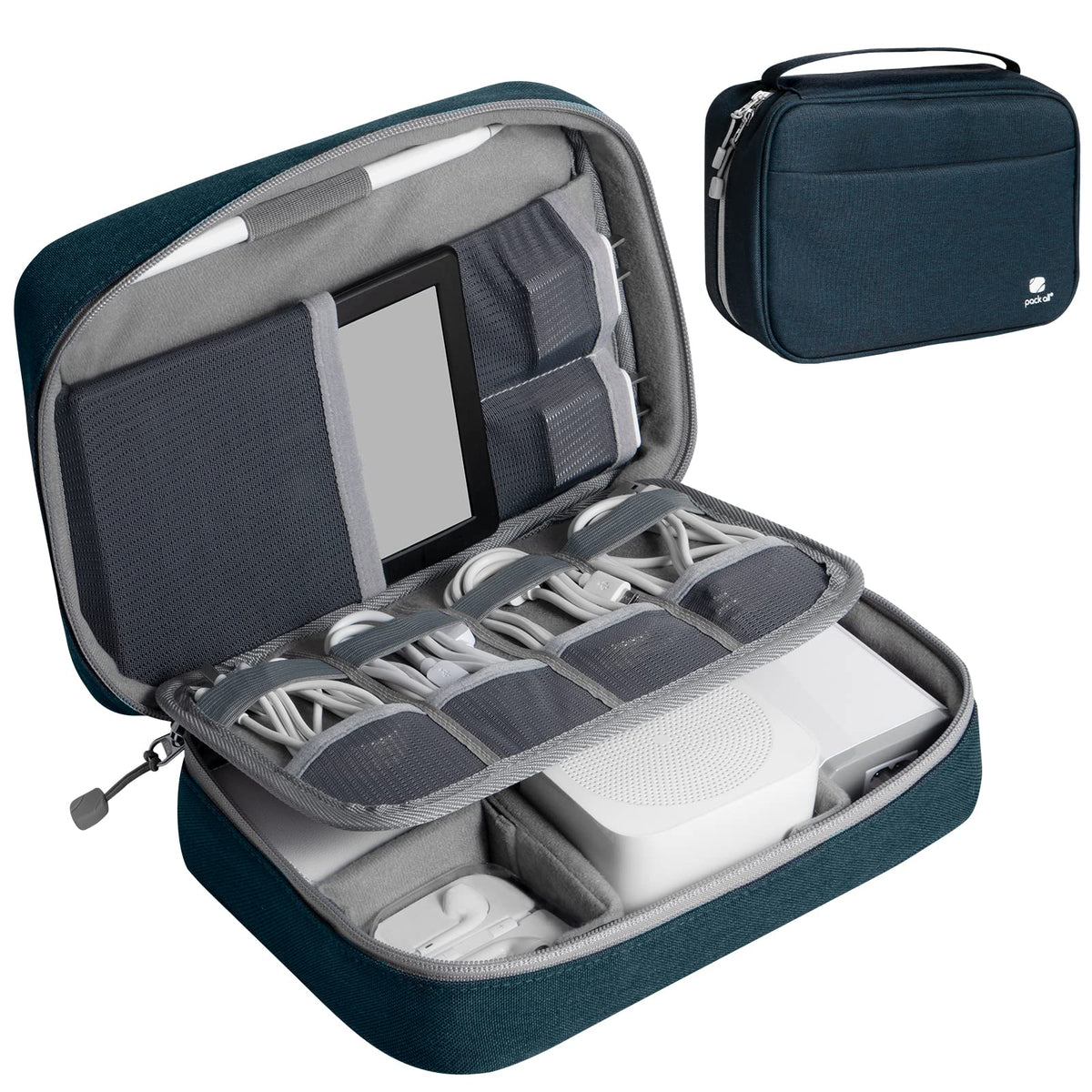 pack all Electronic Organizer Plus, Shockproof Cable Organizer Bag