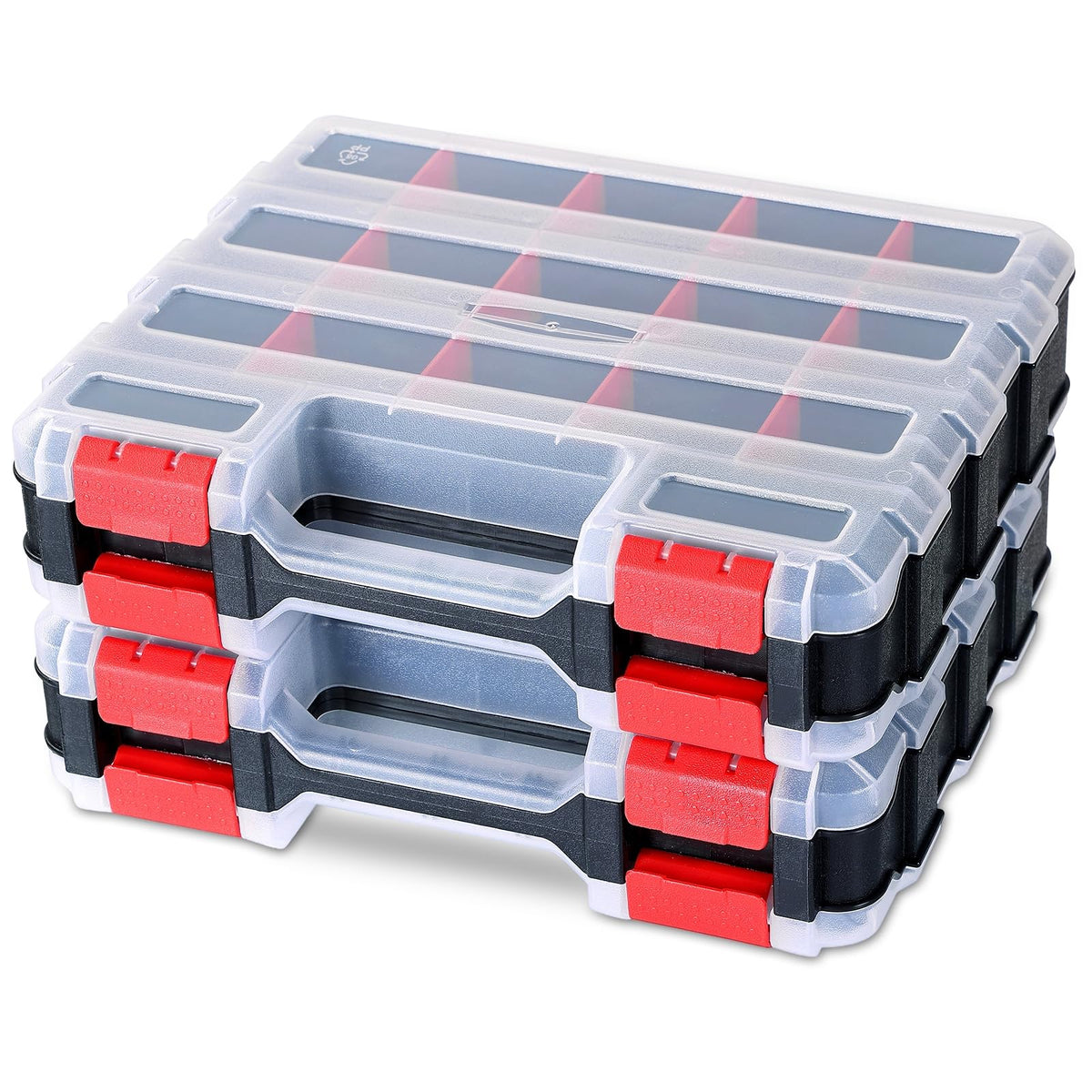 Small Parts Organizer Storage Case Tools Box 34-Compartments