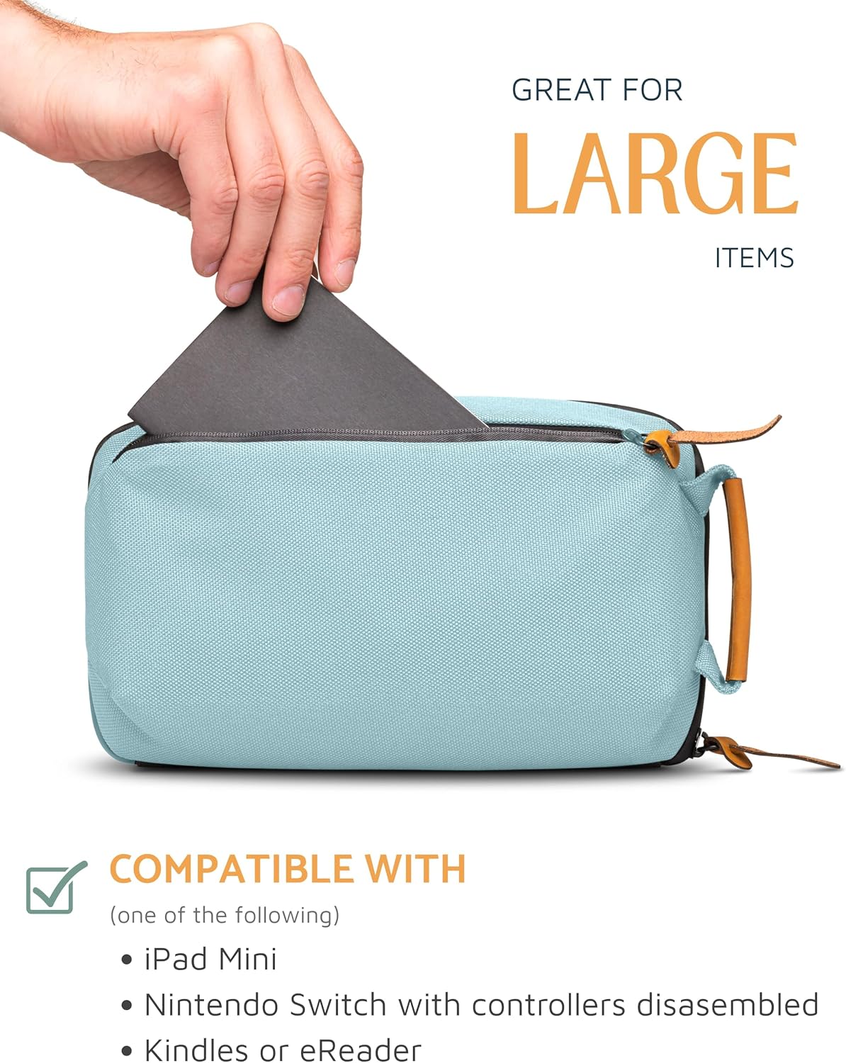 TRIPPED Travel Gear Tech Organizer Pouch for Accessories and Cables