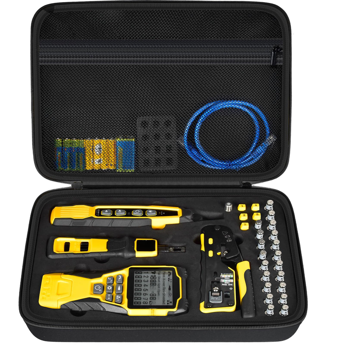 GWCASE Cable Tester Case for Klein VDV501-851/VDV526-200, All Black