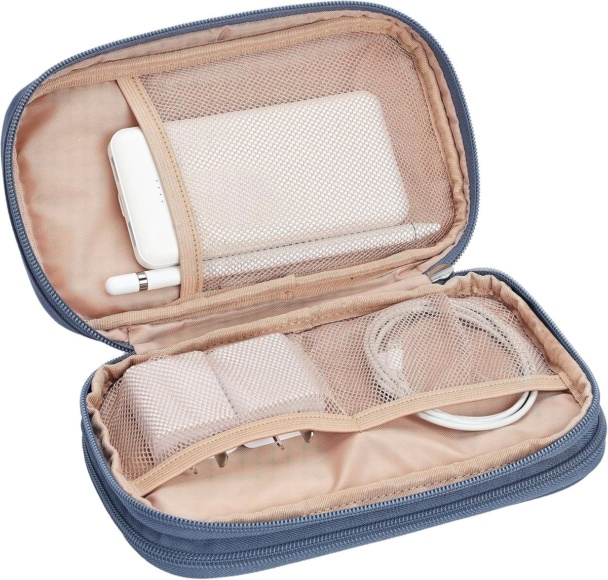 NISHEL Electronics Travel Organizer Cord Case, Charger Cable Tech Bag