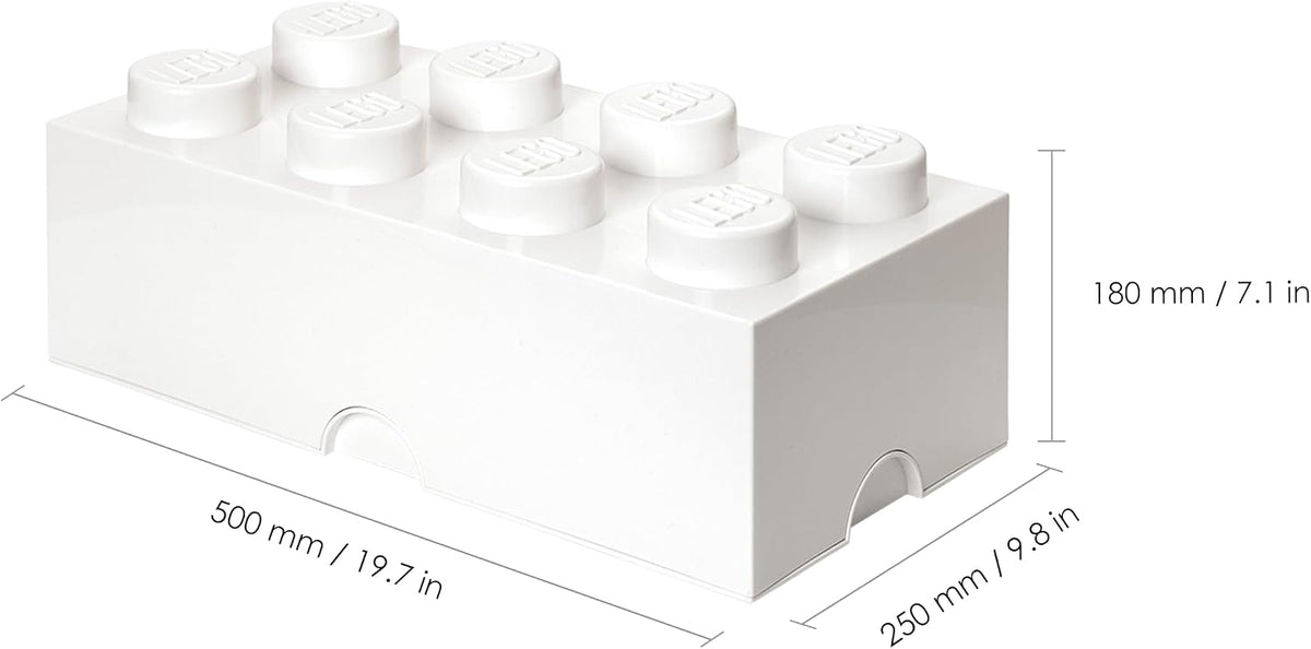 Room Copenhagen 8 LEGO Brick Box, White