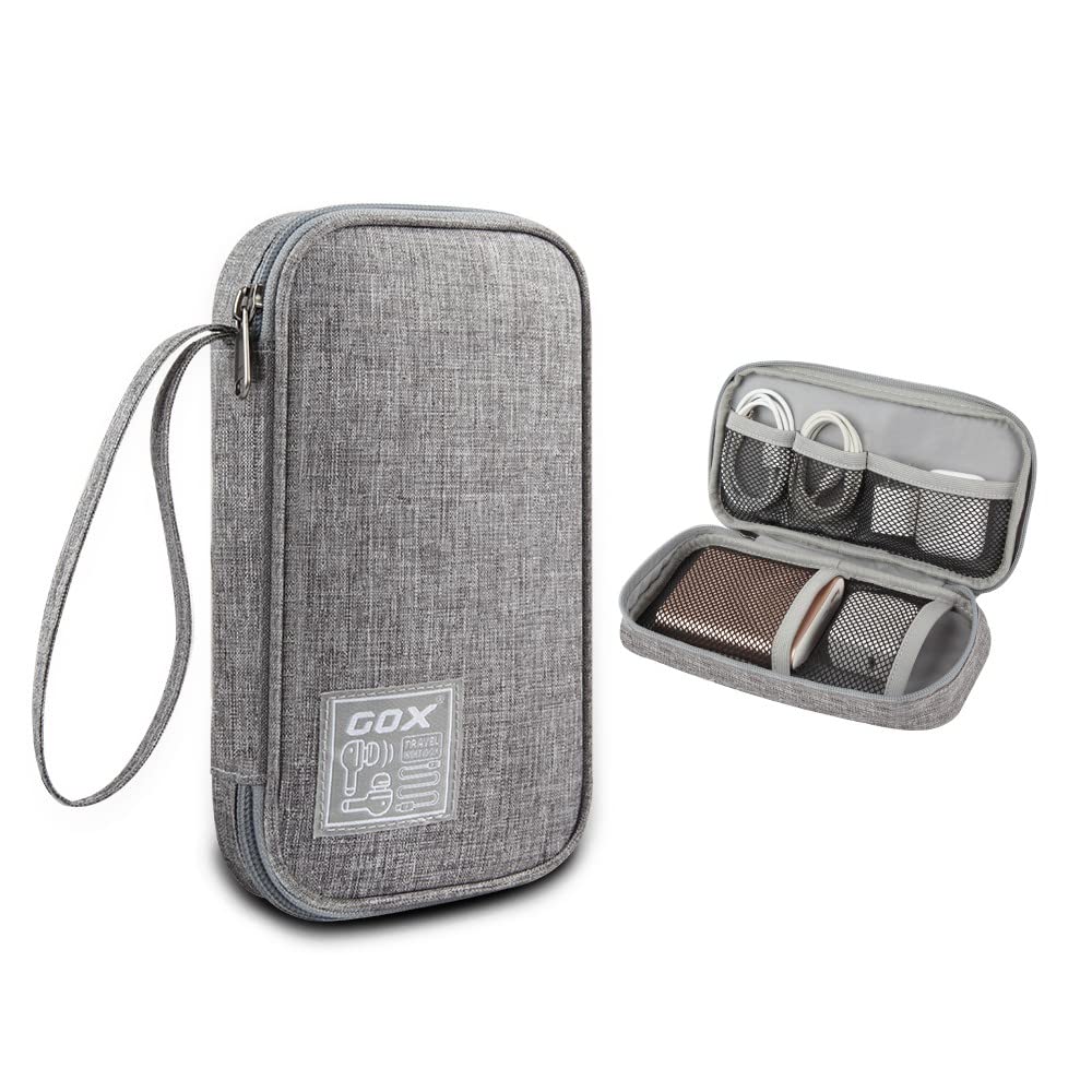GOX Tech Pouch Accessories Case Organizer for Travel Small Electronics Bag