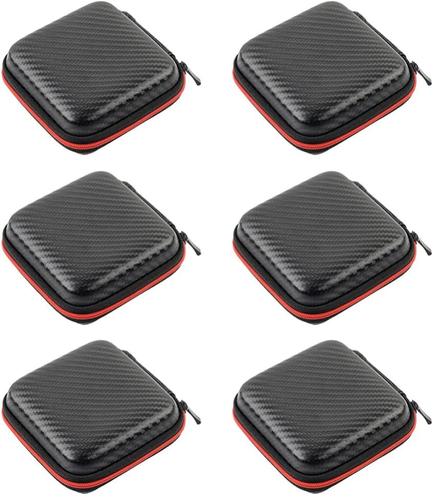 6pcs Portable Data Cable Organizer Storage Bags with Cord Management
