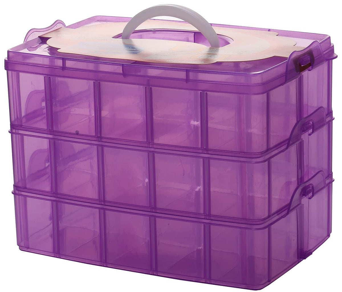 Sooyee 3-Layer Things & Crafts Storage Box, Large