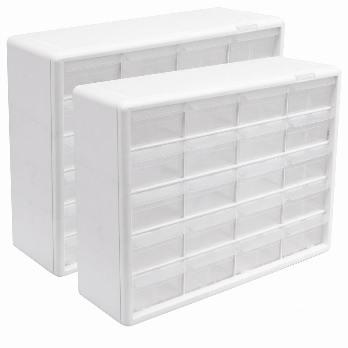 Akro-Mils 10116, 16 Drawer Plastic Parts Storage Hardware and Craft Cabinet, 10-1/2-Inch W x 6-1/2-Inch D x 8-1/2-Inch H, Black
