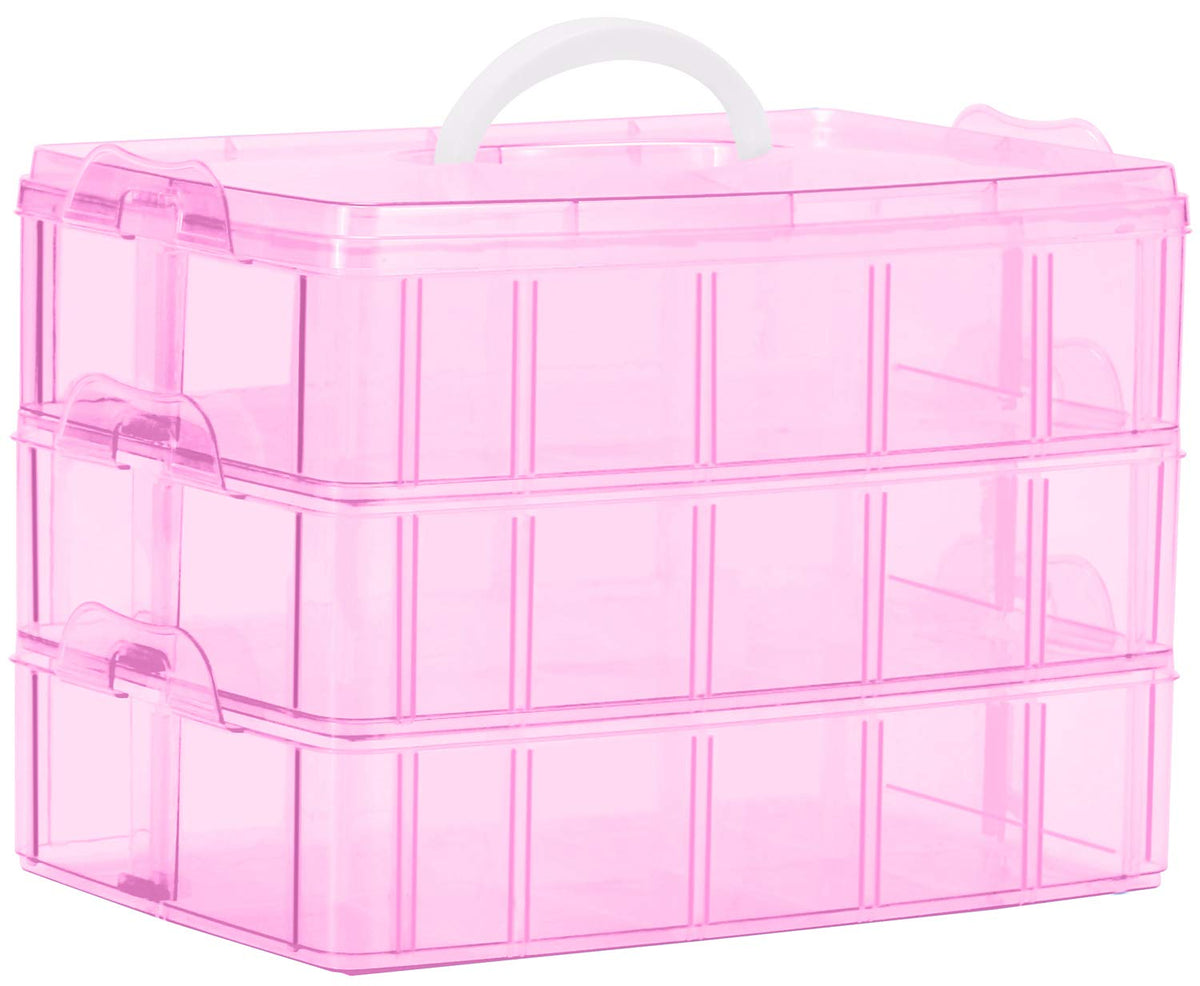 Sooyee 3-Layer Things & Crafts Storage Box, Large