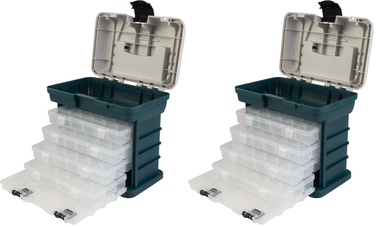 Stalwart Portable Tool Box Small Parts Organizer, Gray