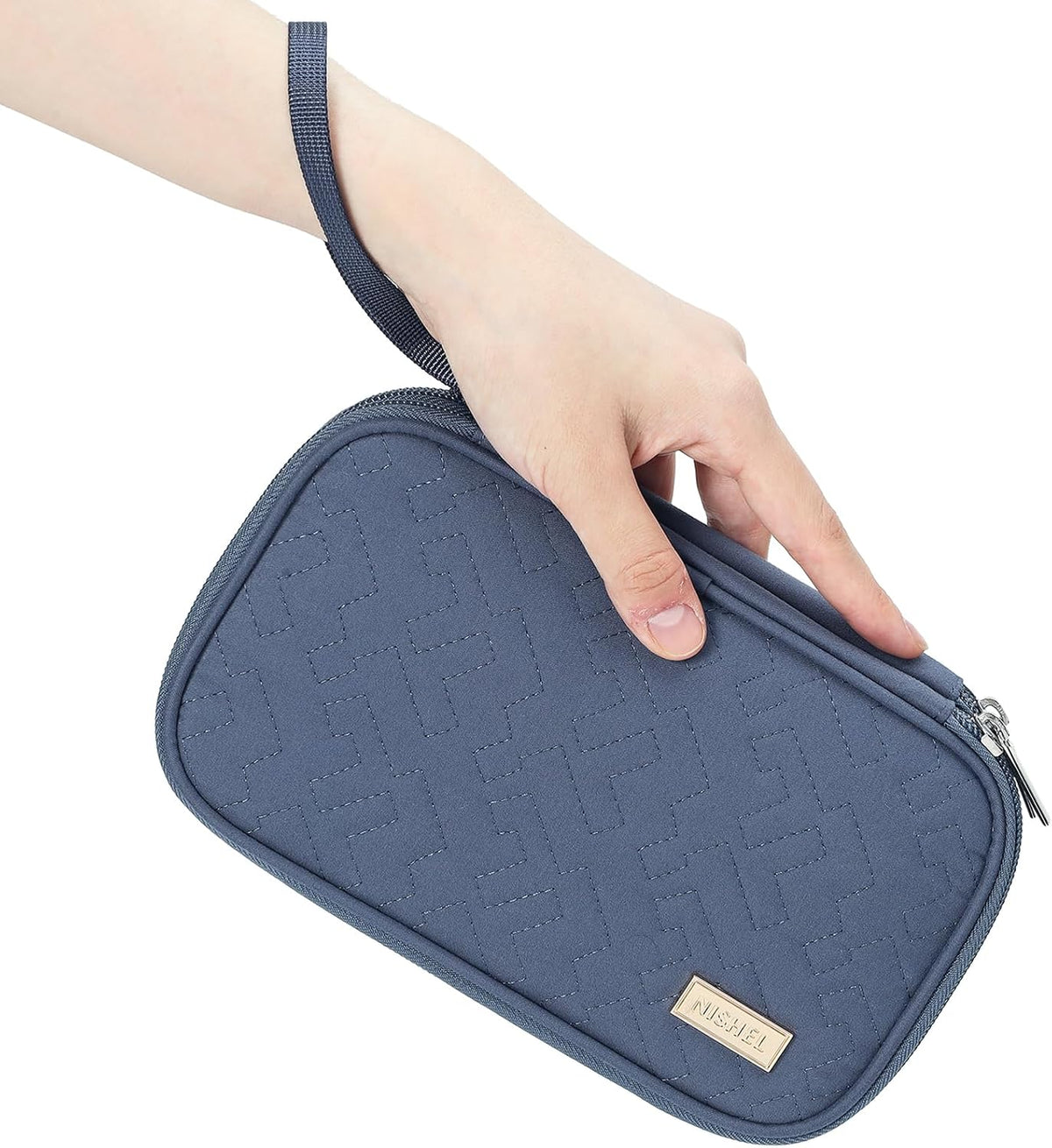 NISHEL Electronics Travel Organizer Cord Case, Charger Cable Tech Bag