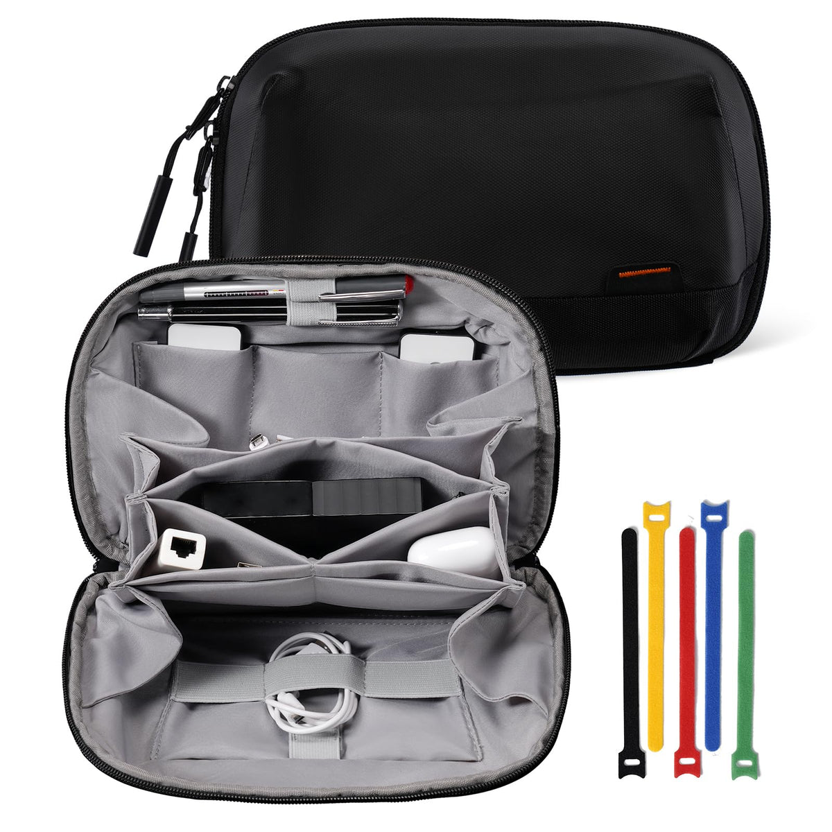 OrgaWise Electronics Travel Organizer, Two-Layer Tech Case