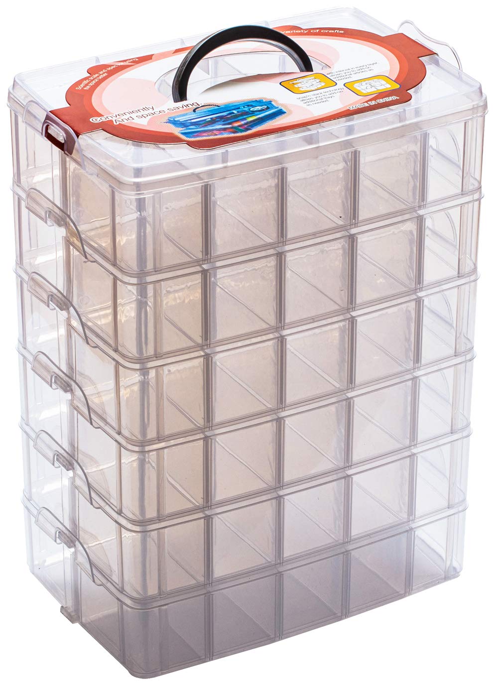 Sooyee 3-Layer Things & Crafts Storage Box, Large