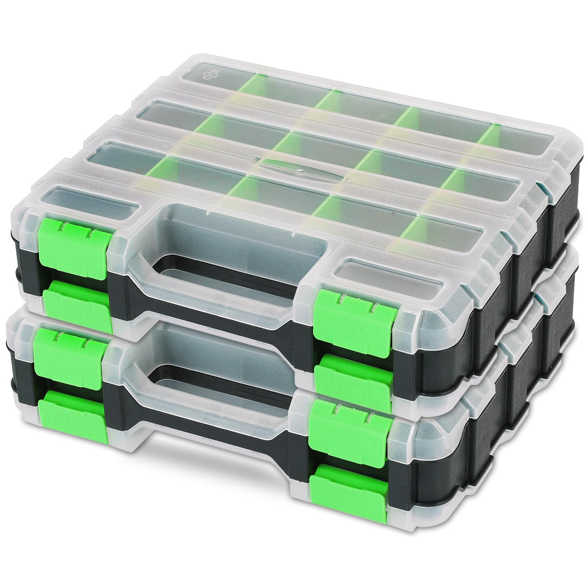 Small Parts Organizer Storage Case Tools Box 34-Compartments