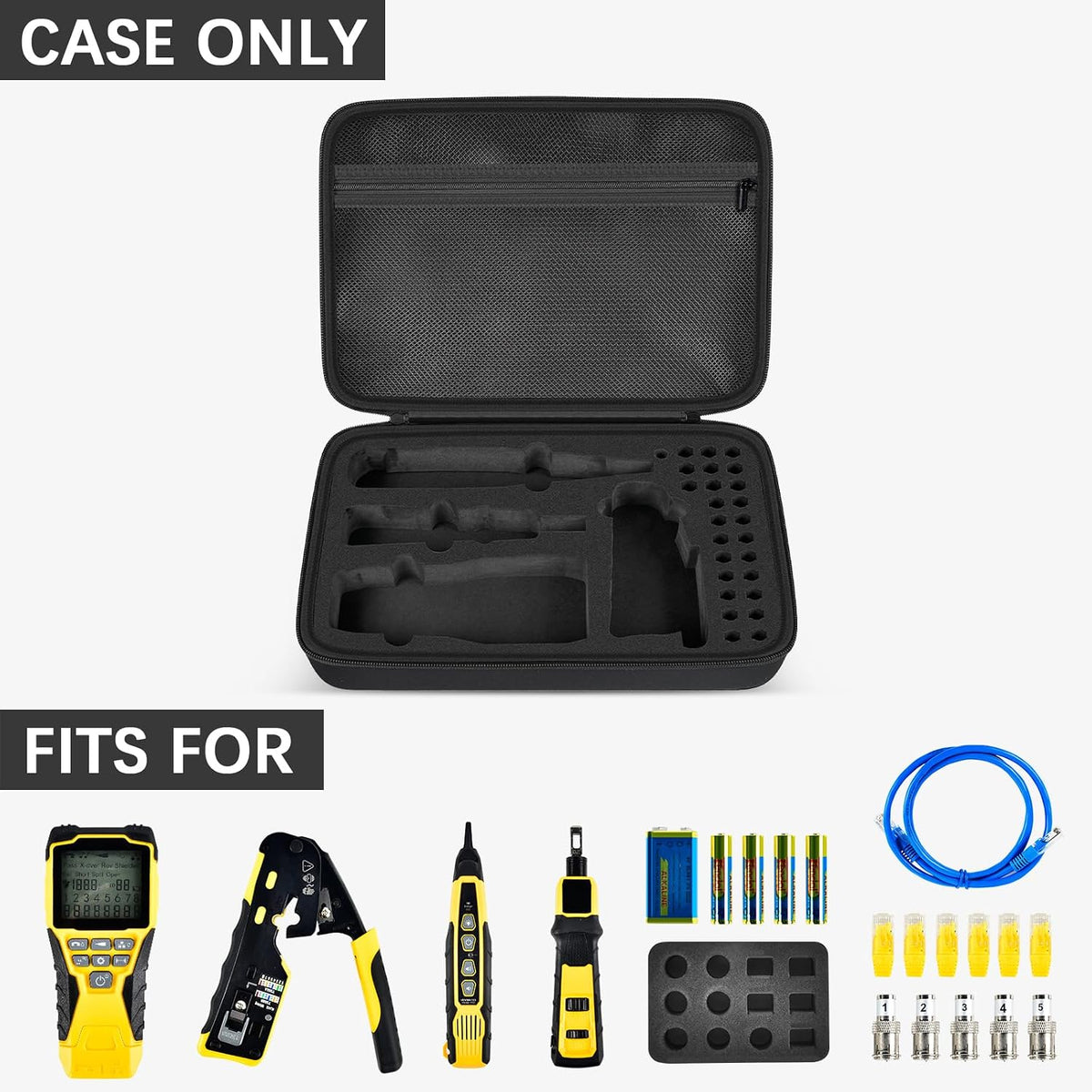 GWCASE Cable Tester Case for Klein VDV501-851/VDV526-200, All Black