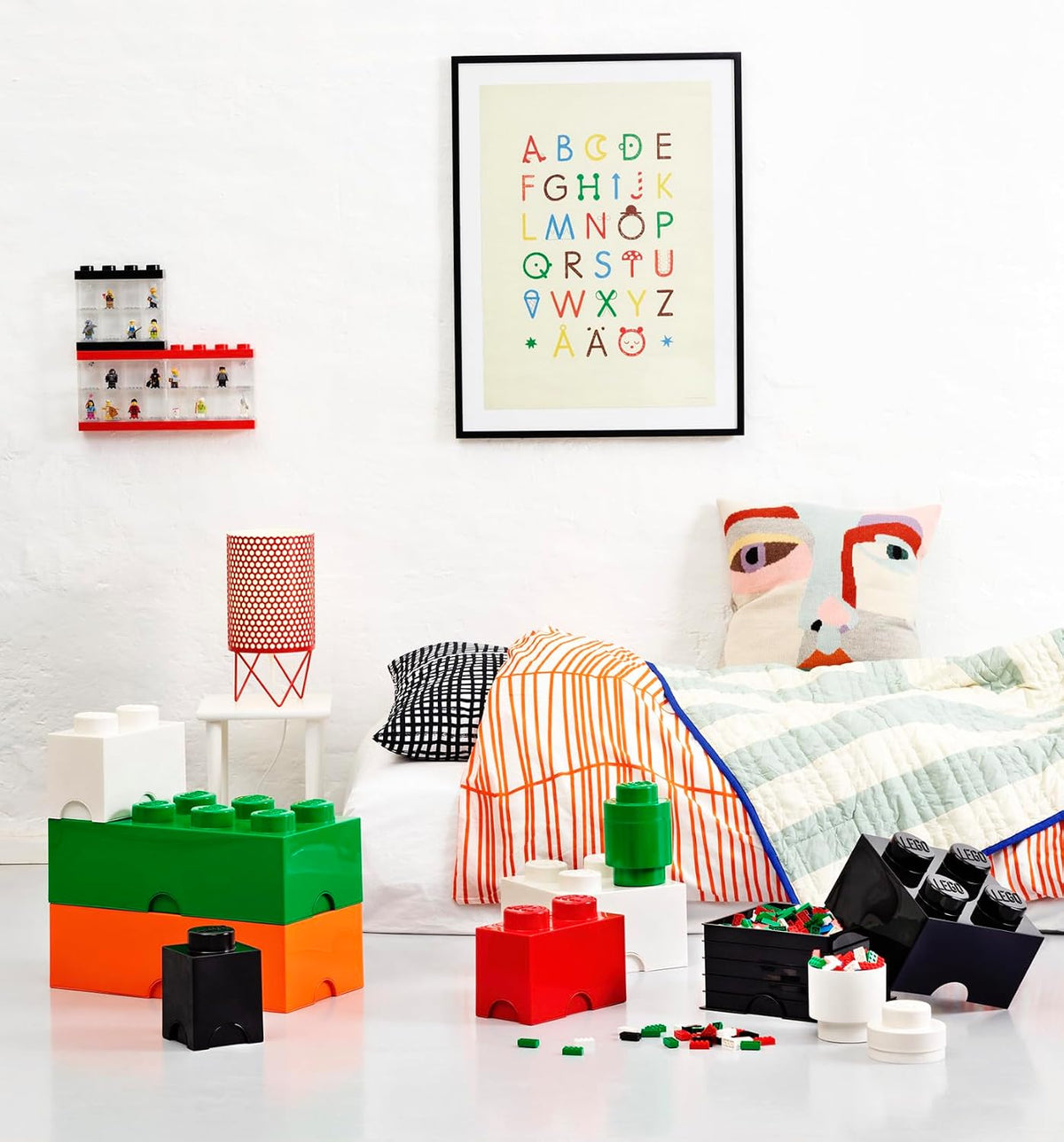 Room Copenhagen 8 LEGO Brick Box, White