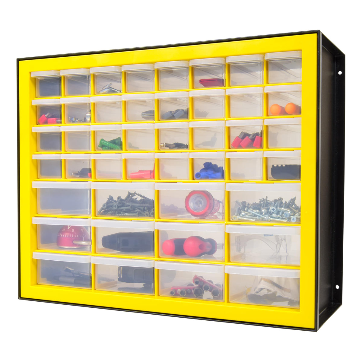 IRIS USA 24-Drawer Plastic Storage Cabinet, Teacher Toolbox, Garage, Black