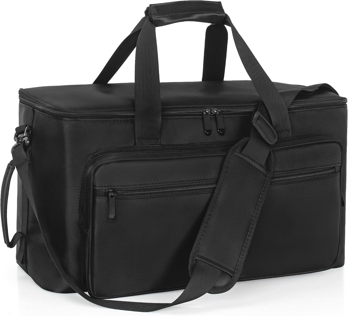 AKOZLIN Large Travel Gig Band Cable File Bag With Detachable Dividers Grey