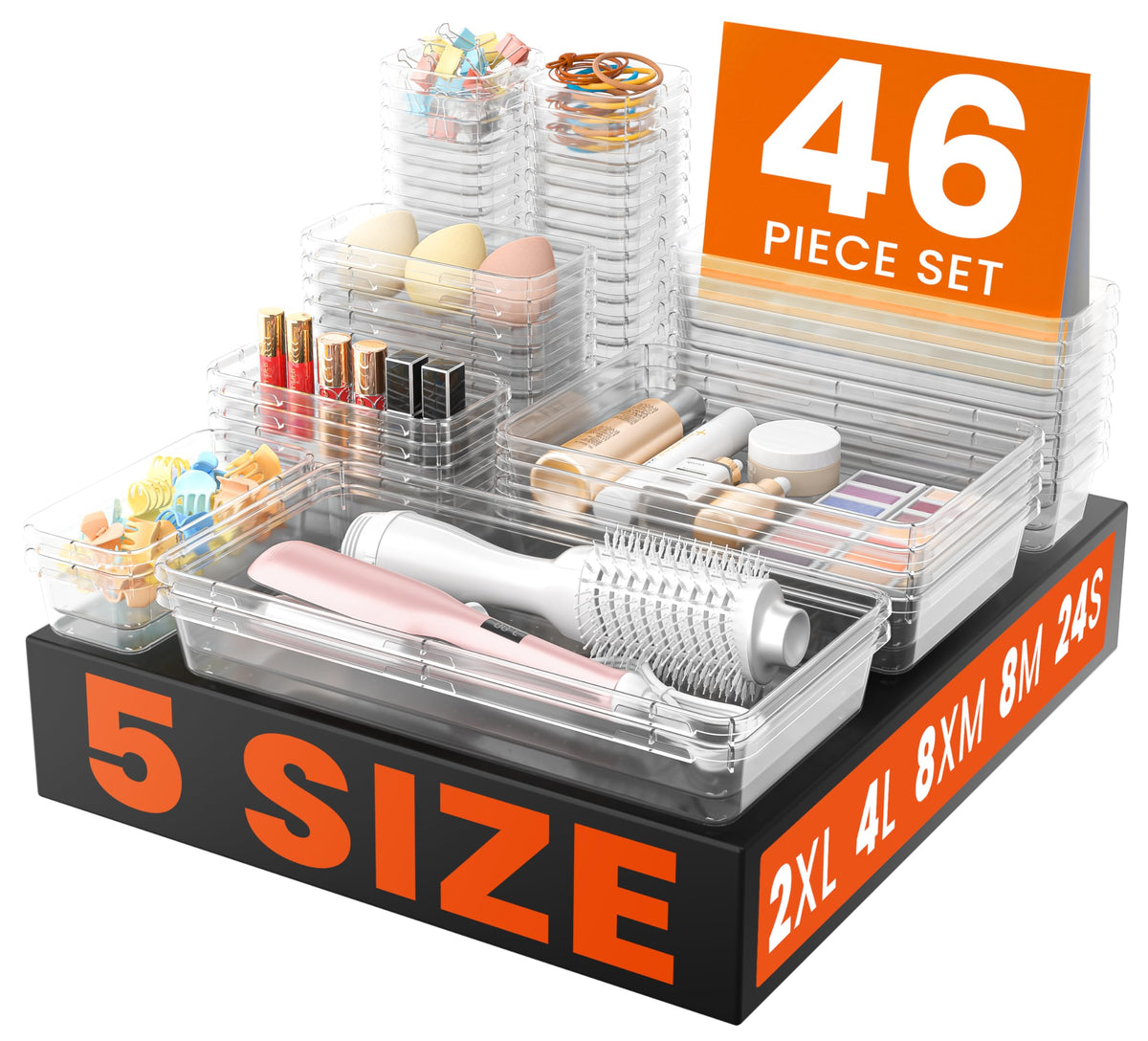 A-LuGei 【 】 Tool Box Organizer Tray Divider Set Drawer Organizer