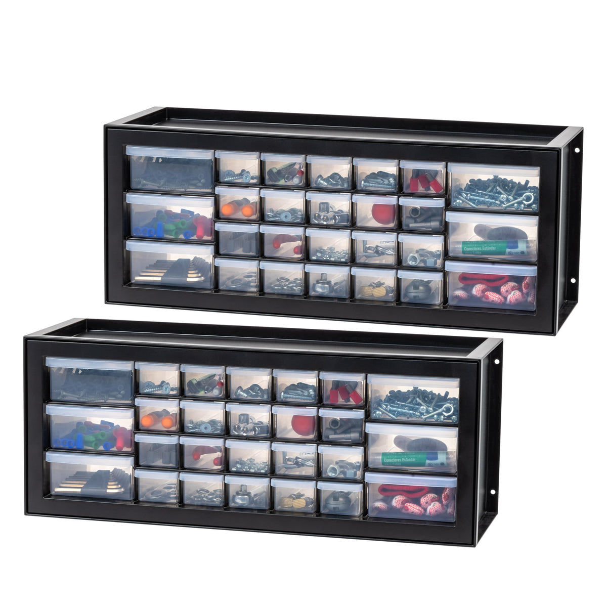 IRIS USA 44-Drawer Small Parts Storage Cabinet, Crafts, Made in USA, Black