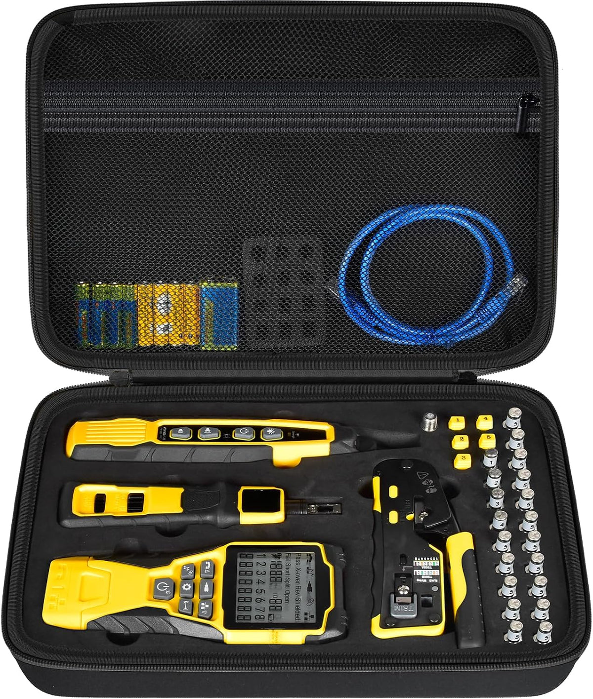 GWCASE Cable Tester Case for Klein VDV501-851/VDV526-200, All Black