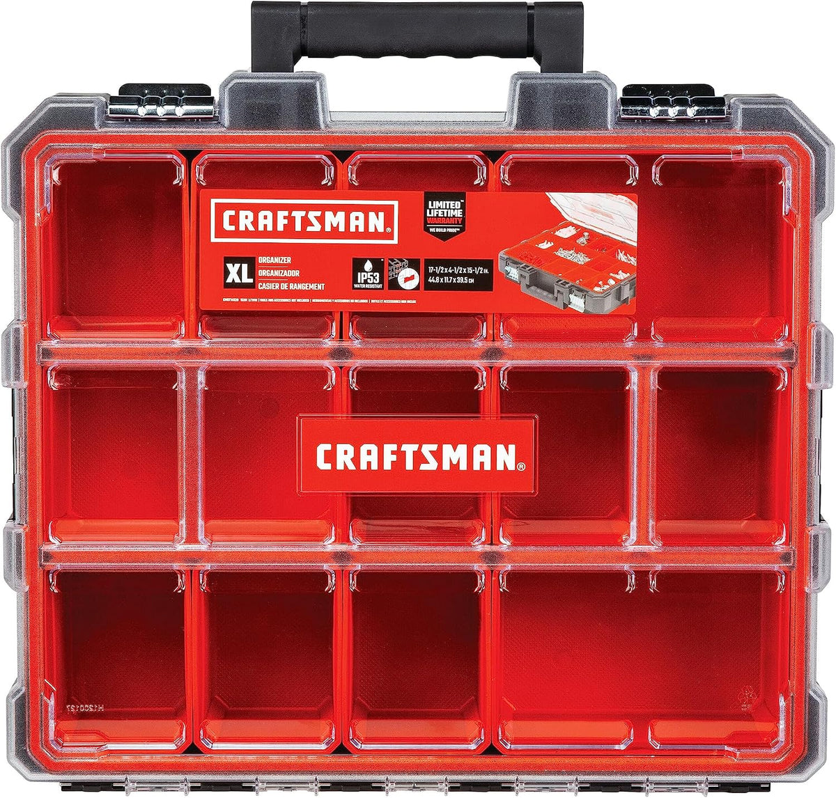 CRAFTSMAN Tool Box Organizer, Heavy Duty, Removable Compartments For Small Parts (CMST14520)