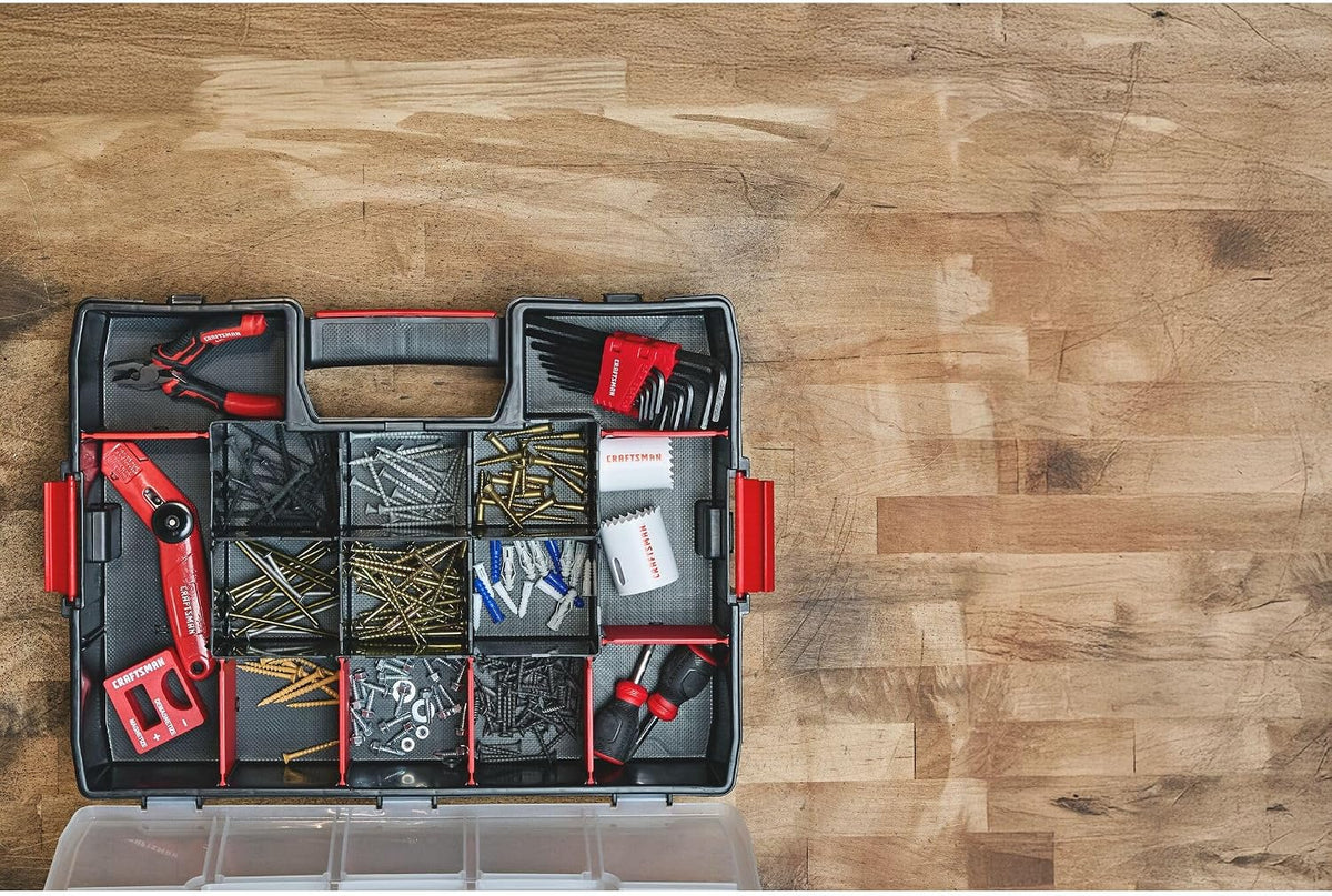 CRAFTSMAN Large Storage Organizer, 15 Compartments (CMST14027)