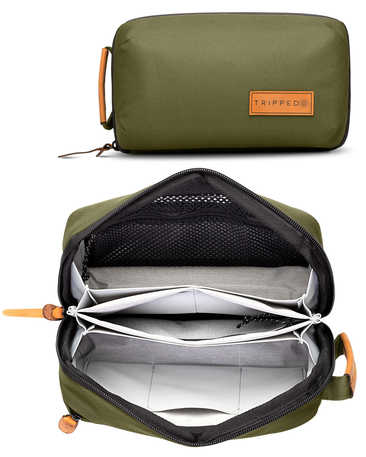 TRIPPED Travel Gear Tech Organizer Pouch for Accessories and Cables
